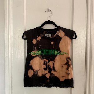 Vintage Distressed Metallica Muscle Tee